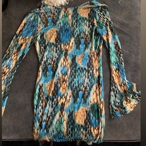 Dress snake skin Design